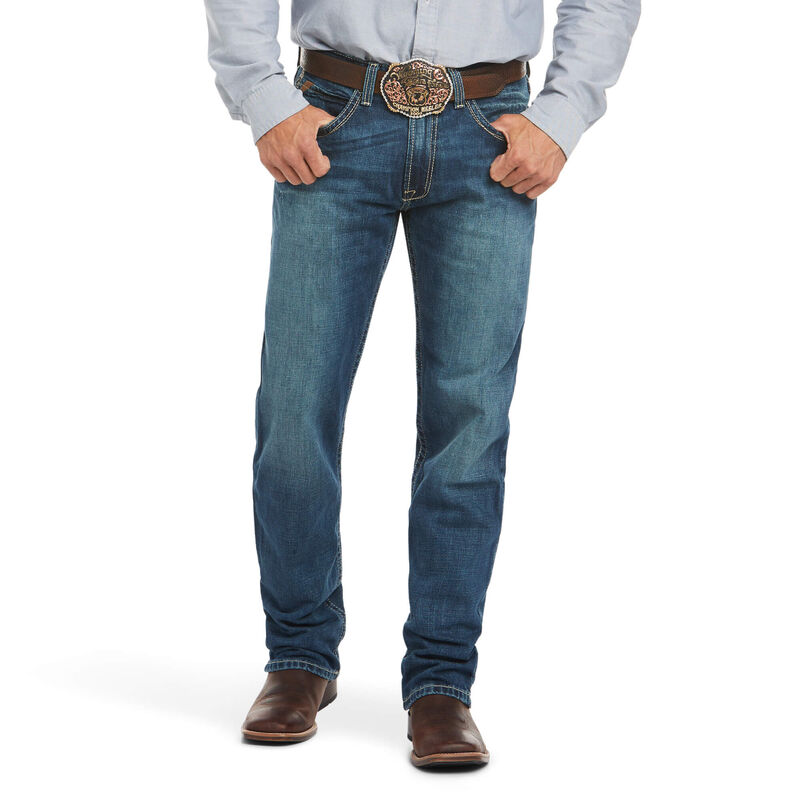 Ariat Jeans Herren - M3 Loose Boundary Stackable Straight Leg Blau ( NEXPQ-8426 )